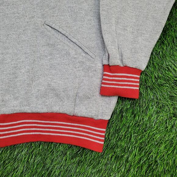 Vintage Champion OSU Track Jacket Large 22x26 Crop Ringer - Picture 12 of 12